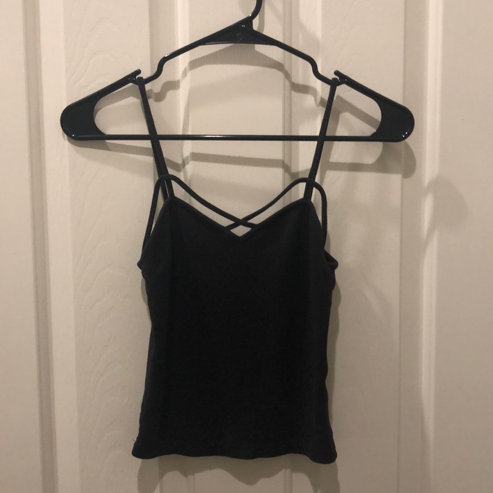 Brandy Melville one size black tank